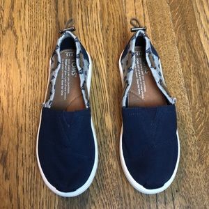 Toms Navy Canvas Sailboats Bimini New
